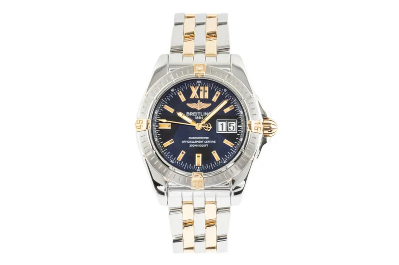 Breitling Cockpit steel / gold automatic men's watch B49350 LP: 4420EUR [2300172]