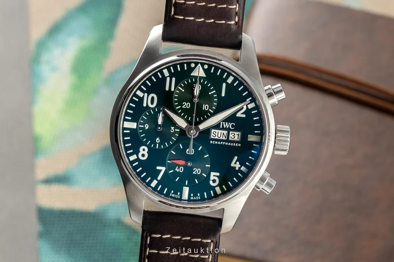 IWC Pilot chronograph steel automatic men's watch IW388103 LP: 8300EUR [2305269]