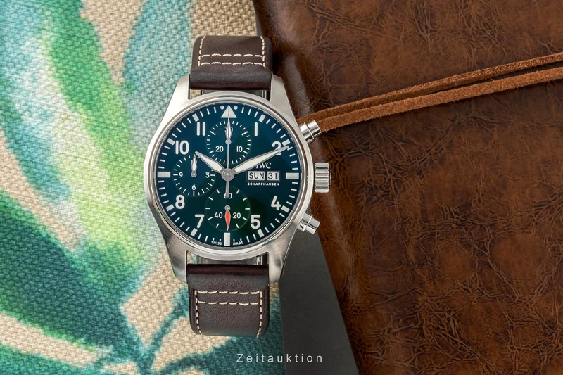 IWC Pilot chronograph steel automatic men's watch IW388103 LP: 8300EUR [2305269]