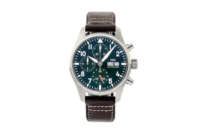 IWC Pilot chronograph steel automatic men's watch IW388103 LP: 8300EUR [2305269]