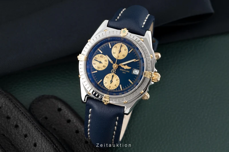 Breitling Chronomat chronograph steel / gold automatic men's watch B13050.1 [2300157]