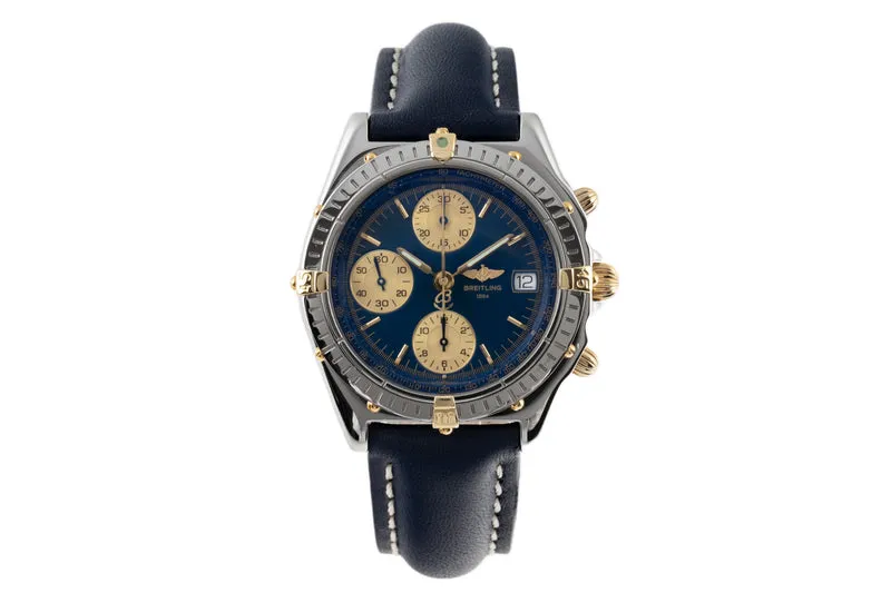 Breitling Chronomat chronograph steel / gold automatic men's watch B13050.1 [2300157]