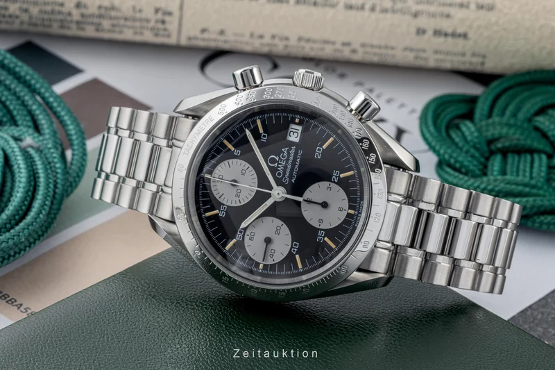 Omega Speedmaster chronograph steel automatic men's watch 3511.50.00 LP: 6100EUR [2305242]