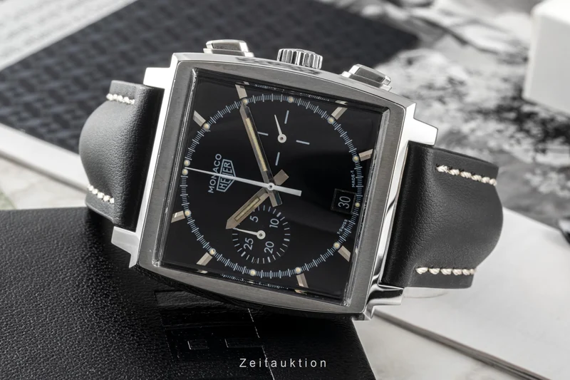 Tag Heuer Monaco chronograph steel automatic men's watch CS2110 LP: 7550EUR [2305170]
