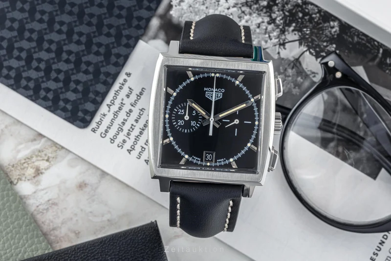 Tag Heuer Monaco chronograph steel automatic men's watch CS2110 LP: 7550EUR [2305170]