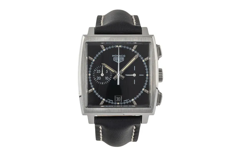 Tag Heuer Monaco chronograph steel automatic men's watch CS2110 LP: 7550EUR [2305170]