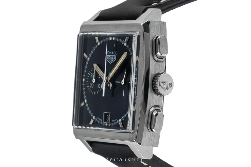 Tag Heuer Monaco chronograph steel automatic men's watch CS2110 LP: 7550EUR [2305170]
