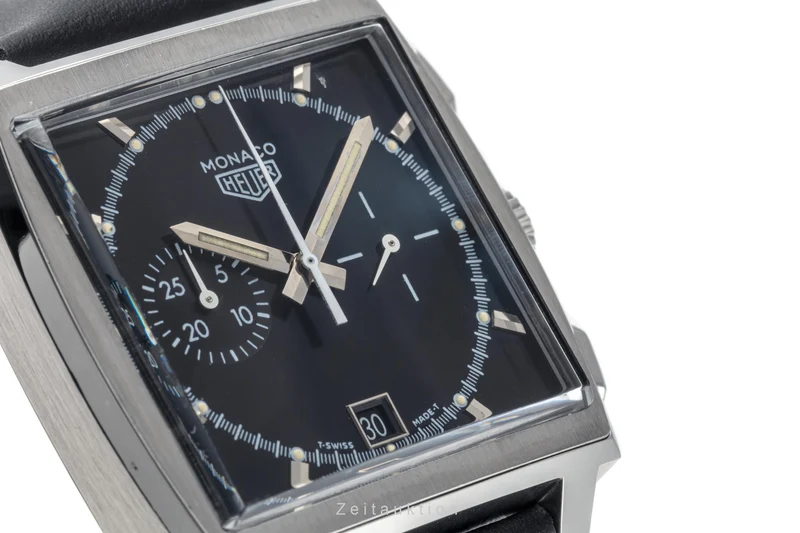 Tag Heuer Monaco chronograph steel automatic men's watch CS2110 LP: 7550EUR [2305170]