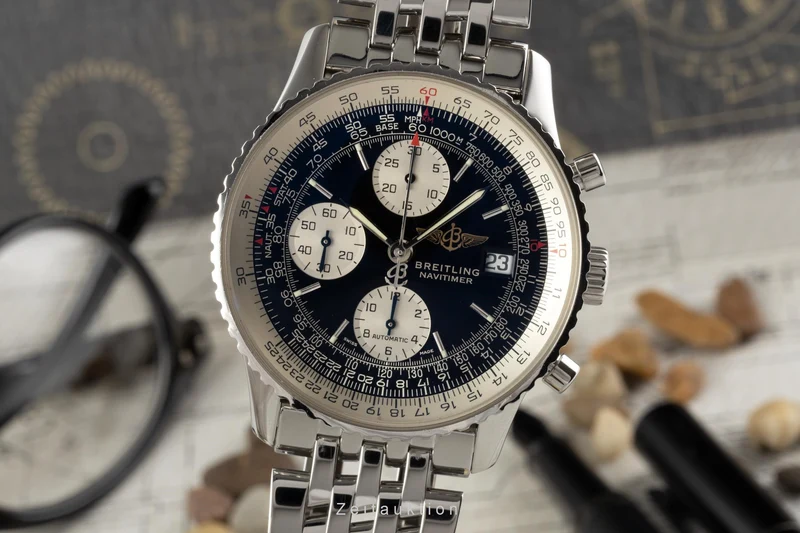 Breitling Navitimer chronograph steel automatic men's watch A13322 LP: 9050EUR [2302552]