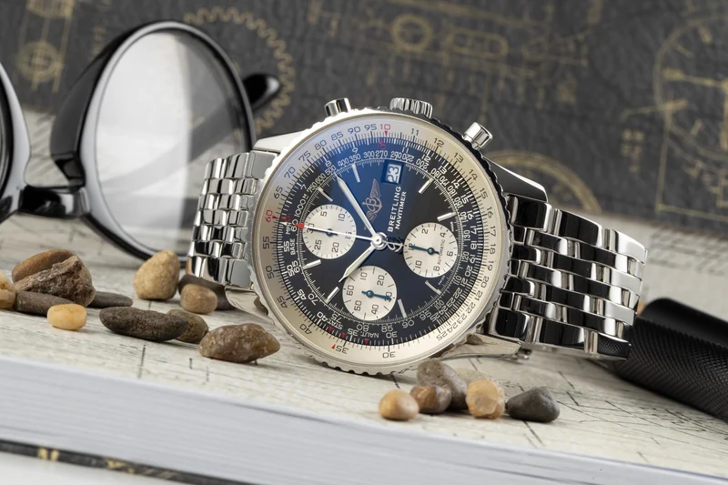 Breitling Navitimer chronograph steel automatic men's watch A13322 LP: 9050EUR [2302552]