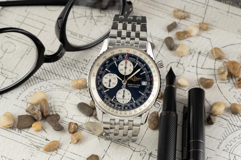 Breitling Navitimer chronograph steel automatic men's watch A13322 LP: 9050EUR [2302552]