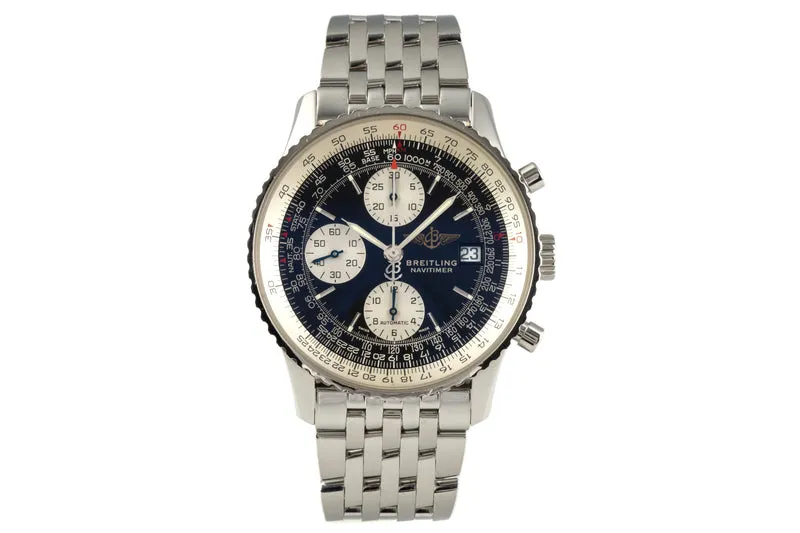 Breitling Navitimer chronograph steel automatic men's watch A13322 LP: 9050EUR [2302552]