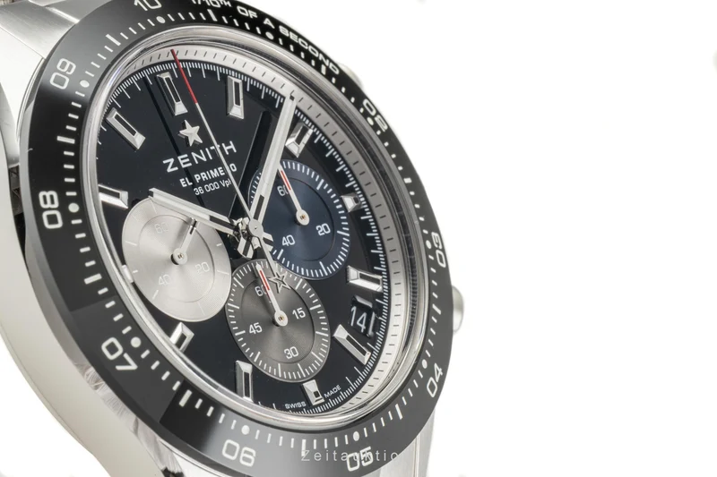 Zenith El Primero chronograph steel automatic men's watch 03.3100.3600/21.M3100 LP: 11800EUR [2303718]