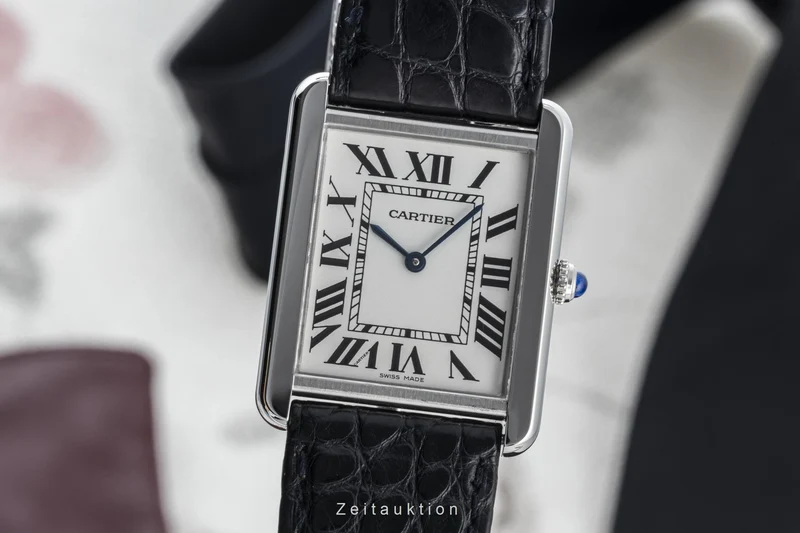Cartier Tank steel quartz men's watch W1018355, 2715 LP: 3300EUR [2303705]