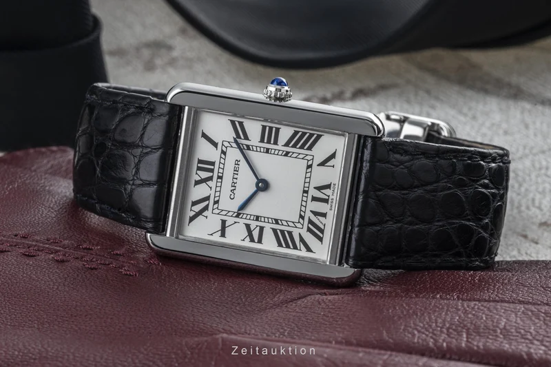 Cartier Tank steel quartz men's watch W1018355, 2715 LP: 3300EUR [2303705]