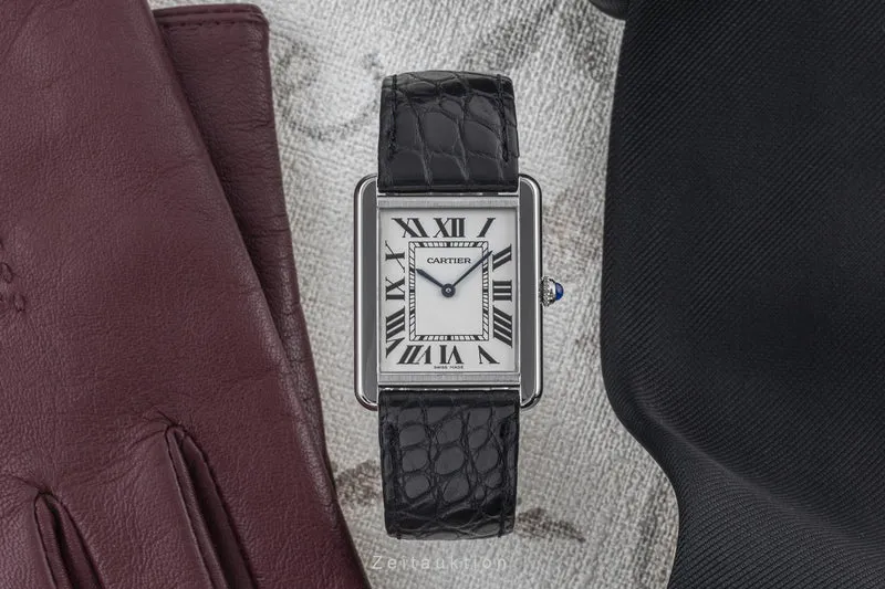 Cartier Tank steel quartz men's watch W1018355, 2715 LP: 3300EUR [2303705]