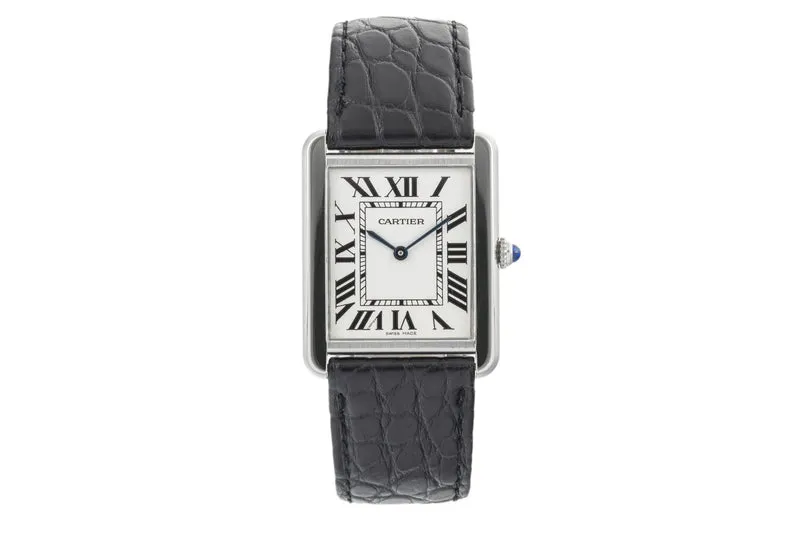 Cartier Tank steel quartz men's watch W1018355, 2715 LP: 3300EUR [2303705]