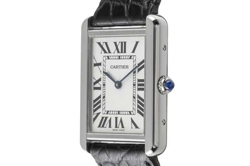 Cartier Tank steel quartz men's watch W1018355, 2715 LP: 3300EUR [2303705]