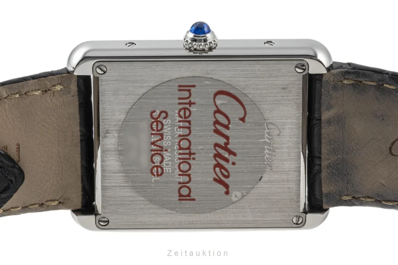 Cartier Tank steel quartz men's watch W1018355, 2715 LP: 3300EUR [2303705]