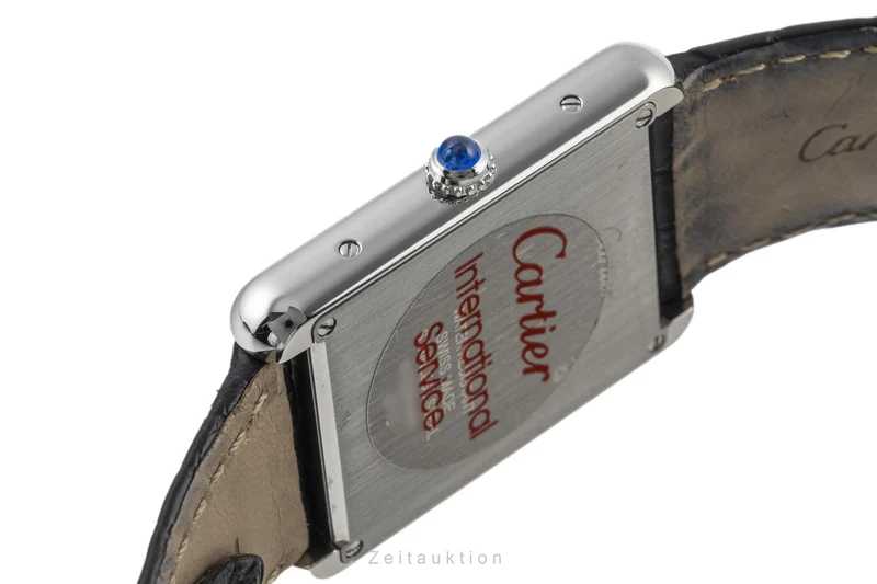Cartier Tank steel quartz men's watch W1018355, 2715 LP: 3300EUR [2303705]