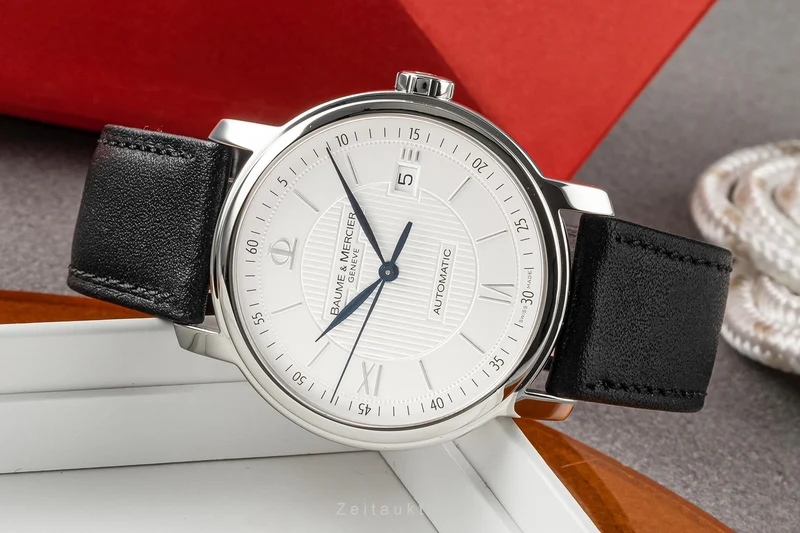 Baume & Mercier Classima steel automatic men's watch 65615 LP: 2600EUR [2303681]