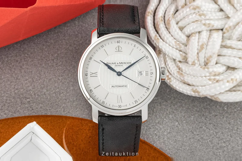 Baume & Mercier Classima steel automatic men's watch 65615 LP: 2600EUR [2303681]