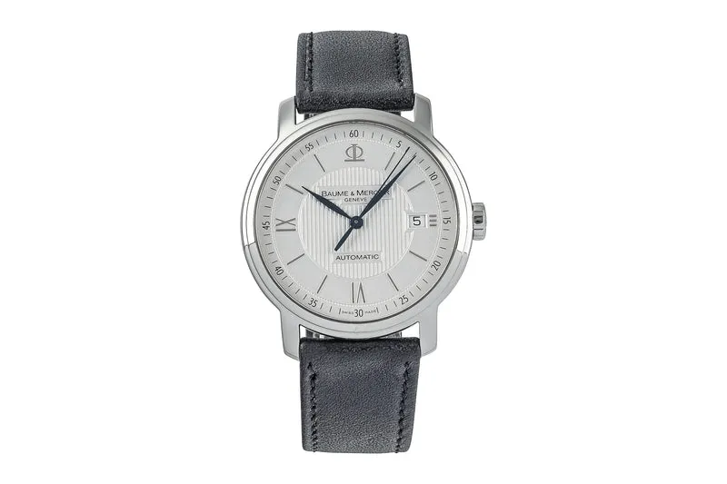 Baume & Mercier Classima steel automatic men's watch 65615 LP: 2600EUR [2303681]