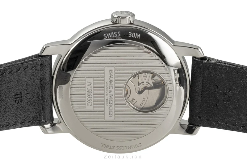 Baume & Mercier Classima steel automatic men's watch 65615 LP: 2600EUR [2303681]