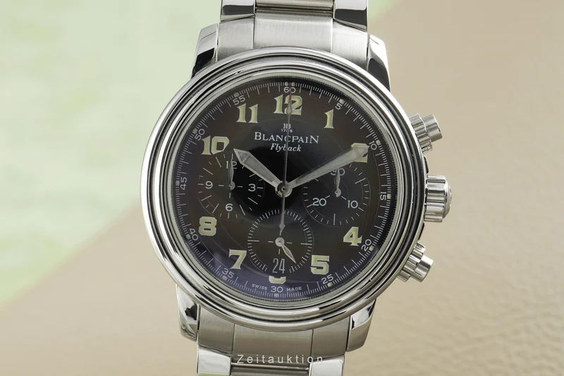 Blancpain Leman chronograph steel automatic men's watch 2185F,1130F [2108858]