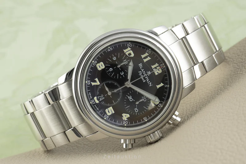 Blancpain Leman chronograph steel automatic men's watch 2185F,1130F [2108858]