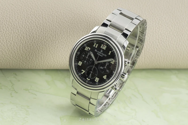 Blancpain Leman chronograph steel automatic men's watch 2185F,1130F [2108858]
