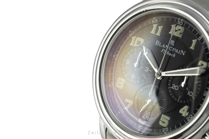 Blancpain Leman chronograph steel automatic men's watch 2185F,1130F [2108858]