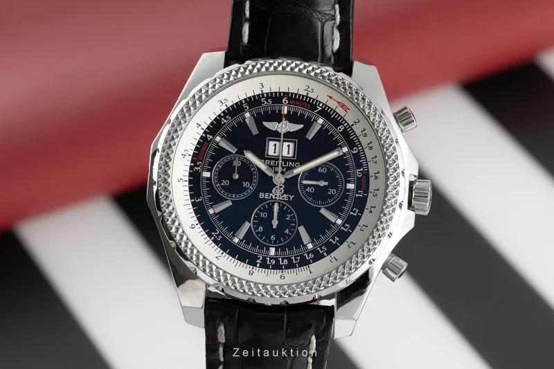 Breitling Bentley 6.75 chronograph steel automatic men's watch A44362 [2108049]