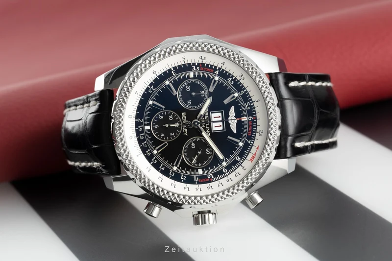Breitling Bentley 6.75 chronograph steel automatic men's watch A44362 [2108049]
