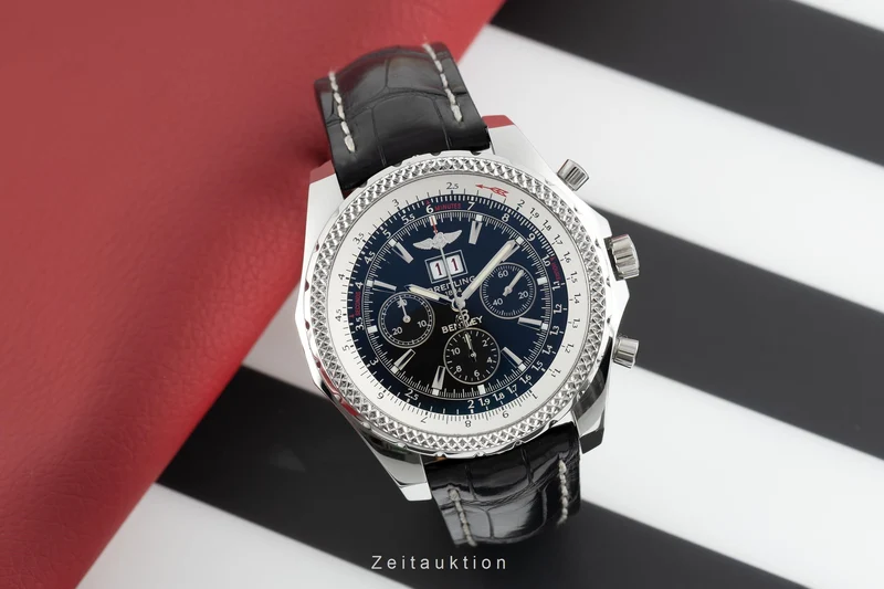 Breitling Bentley 6.75 chronograph steel automatic men's watch A44362 [2108049]