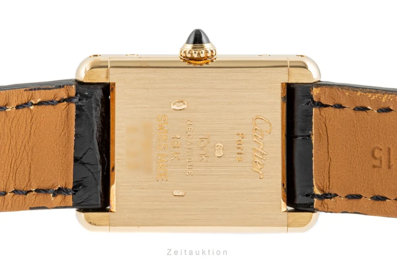 Cartier Tank 18 ct gold manual winding women's watch 1433 LP: 12500EUR [2302494]