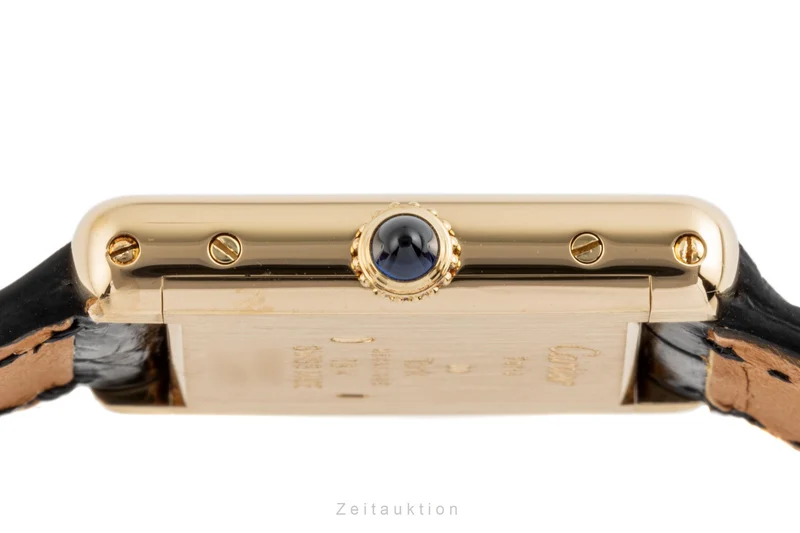 Cartier Tank 18 ct gold manual winding women's watch 1433 LP: 12500EUR [2302494]