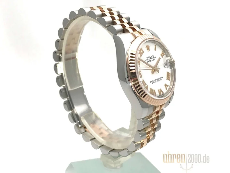 Rolex Datejust 31 Ref. 178271 Weiß Römisch Jubile-Band aus 2017 LC100