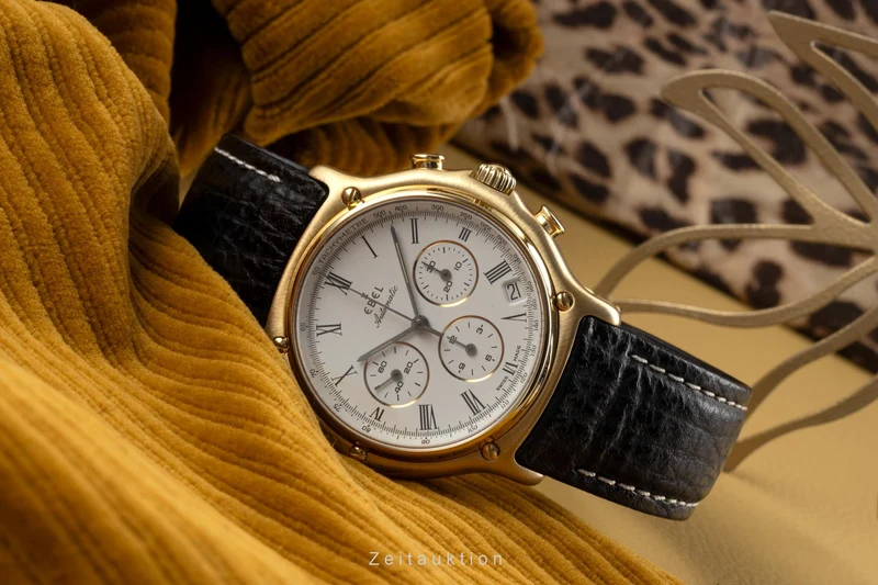 Ebel 1911 chronograph 18 ct gold automatic men's watch 8134901 [2304448]