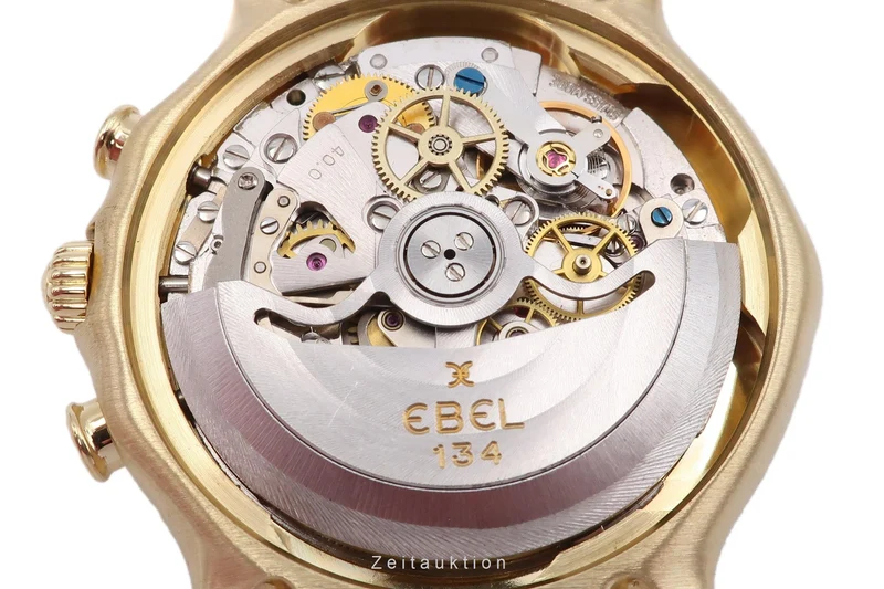Ebel 1911 chronograph 18 ct gold automatic men's watch 8134901 [2304448]