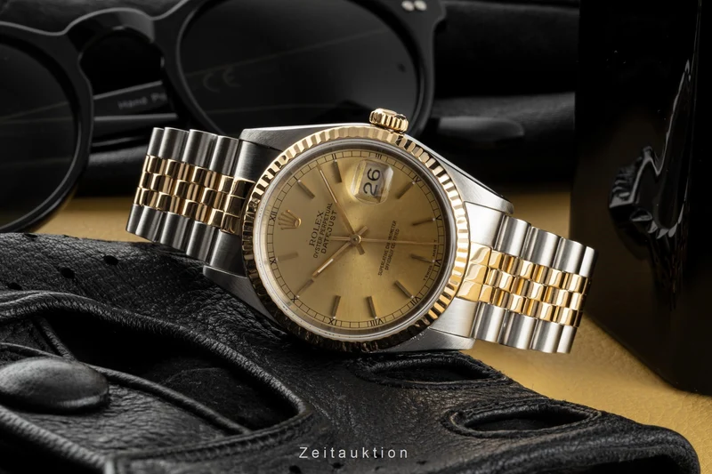 Rolex Datejust steel / gold automatic men's watch 16233 LP: 12450EUR [2304451]