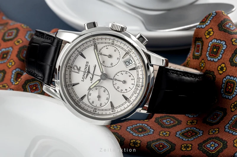 Longines Saint-Imier chronograph steel automatic men's watch L2.753.4 [2304438]