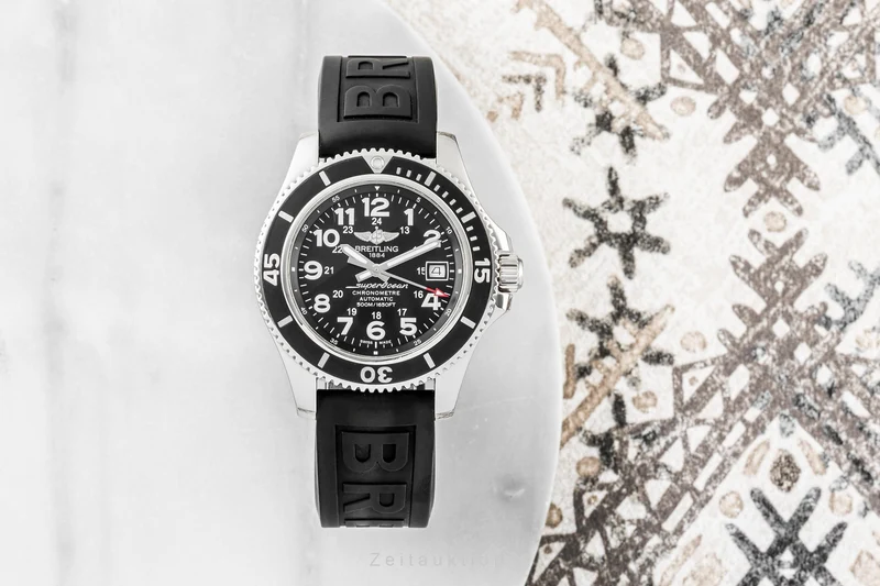 Breitling Superocean steel automatic men's watch A17365 LP: 3400EUR [2304436]