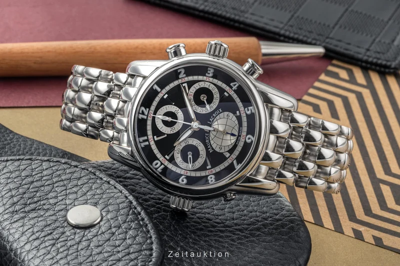 Maurice Lacroix Masterpiece chronograph steel automatic men's watch MP6398 [2304432]
