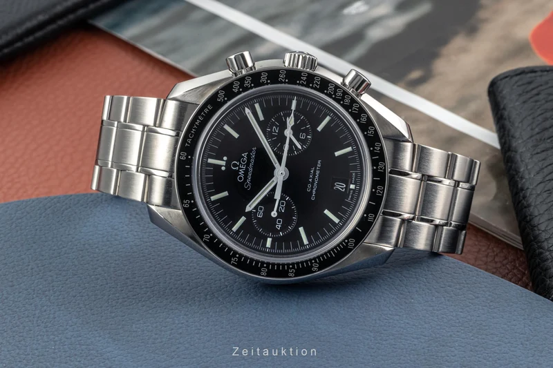 Omega Speedmaster chronograph steel automatic men's watch 311.33.44.51.01.001 LP: 10400EUR [2304404]
