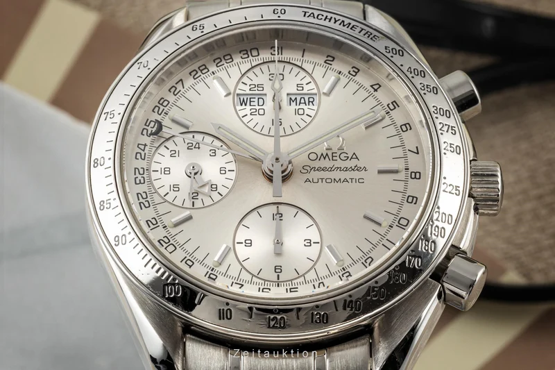 Omega Speedmaster chronograph steel automatic men's watch 3523.30.00 LP: 6100EUR [2304392]