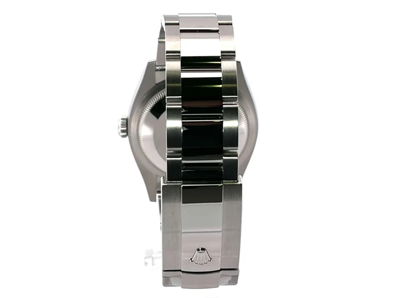 Rolex Datejust 36 Oystersteel Weißgold 126234 Diamant Schwarz