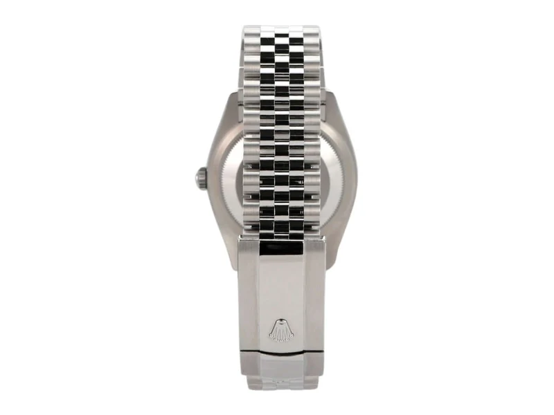 Rolex Datejust 36 Oystersteel Weißgold 126234 Diamant Schwarz Jubile-Band