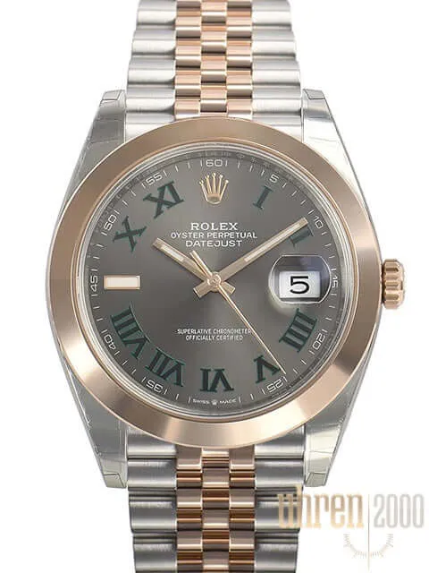 Rolex Datejust 41 Edelstahl Everose-Gold 126301 Slate Jubile-Band
