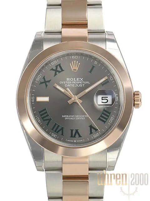 Rolex Datejust 41 Edelstahl Everose-Gold 126301 Slate Römisch